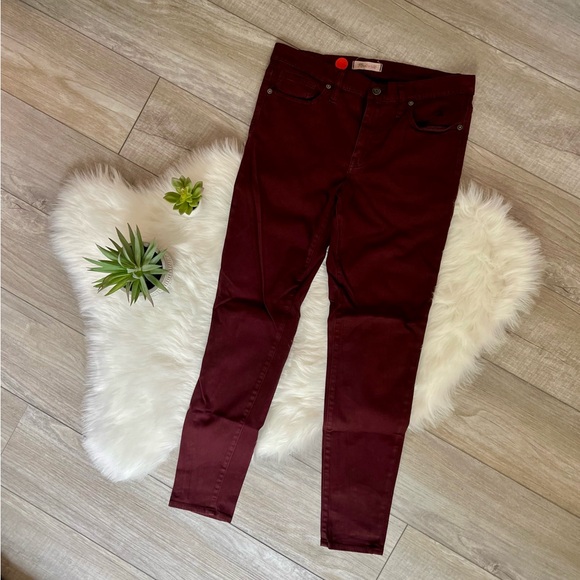 Madewell Pants - MADEWELL | Maroon Burgundy Skinny Pants High-Rise women’s (31/12)